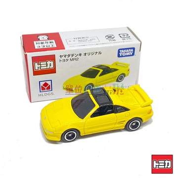 『 單位日貨 』 日本正版 多美 TOMICA  X yamada 山田電機 TOYOTA MR2 黃色 合金 小車