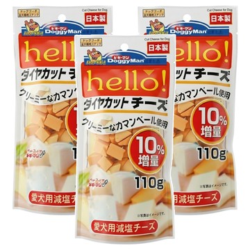 DoggyMan 多格漫 犬用Hello角切塊零食  3包