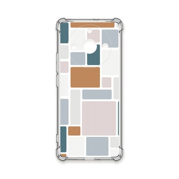 realme 手機殼 TRON REALME 11 PRO+  風格派不規則格子A款 四角防摔殼 手機殼