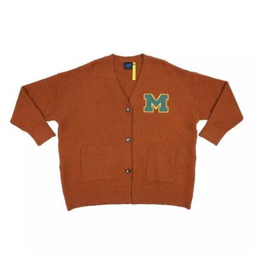 NCAA 外套 褐色 針織罩衫 長版外套 女 7552140352