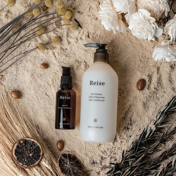 Reise 米膚 染燙受損護髮組 (護髮油+護髮素)