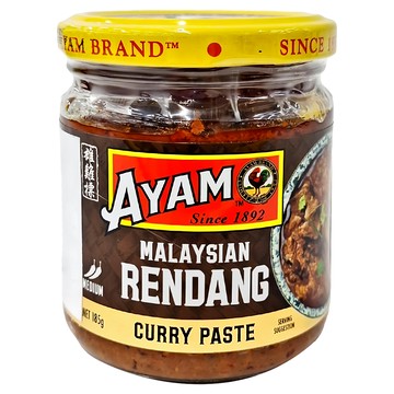 AYAM 雄雞標 馬來西亞 巴東仁當 咖哩醬  185g  1罐