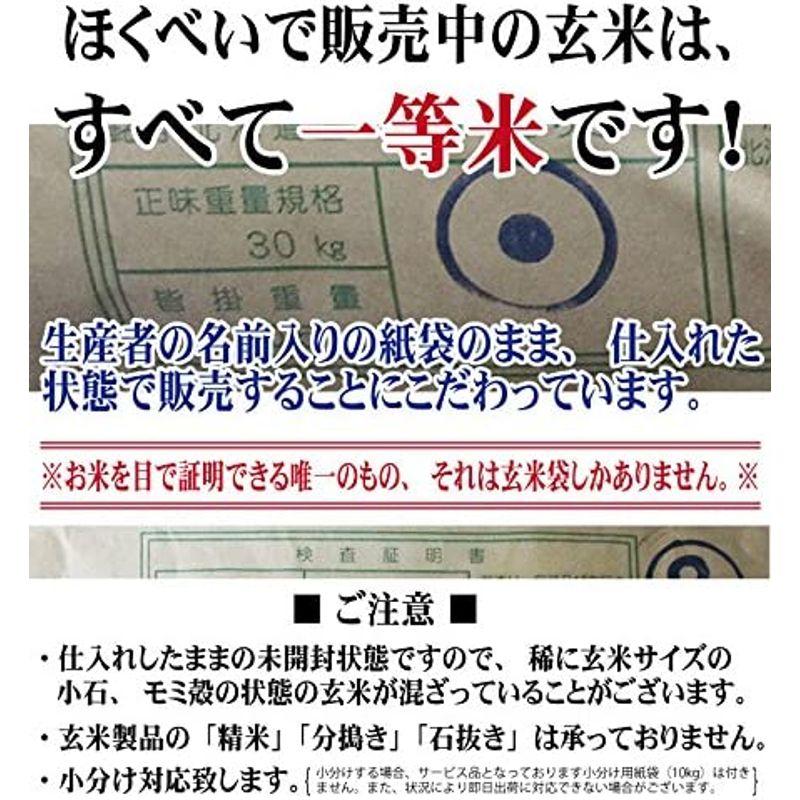 令和4年産 きたゆきもち 玄米 もち米 30kg 北海道産