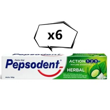 進口Pepsodent白速得牙膏---草本配方(190g)*6