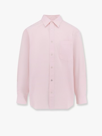 Cotton shirt with one applied breast pocket - DUNST - gender_Man