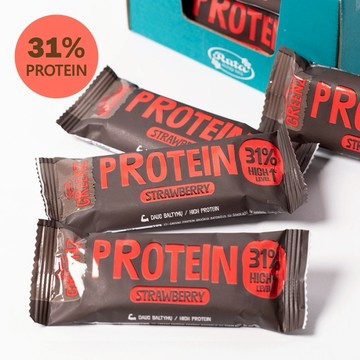 【立陶宛 Ruta露特巧克力】送給熱愛運動的你❤️ 草莓巧克力風味蛋白棒(1盒/20入)