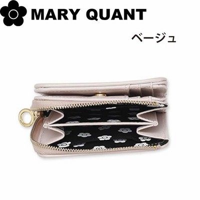 マリークワント　財布　折りたたみ　ボルドー マリークワント 財布 折りたたみ ボルドー