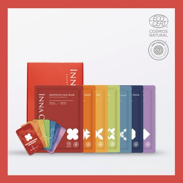 【童顏有機 Inna Organic】脈輪有機精油面膜禮盒 - 給身心一份溫柔平衡