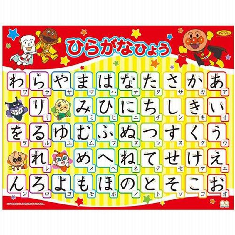 かるた それいけ! アンパンマン たのしくもじをおぼえよう ひらがなひょう付き