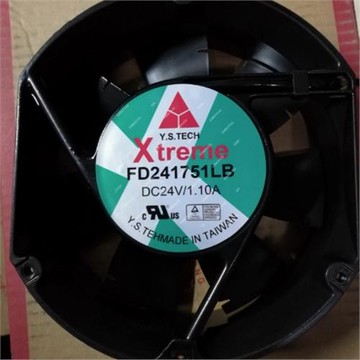 Y.S.TECH FD241751LB DC 24V 1.10A 172*150*51mm 17厘米散熱風扇