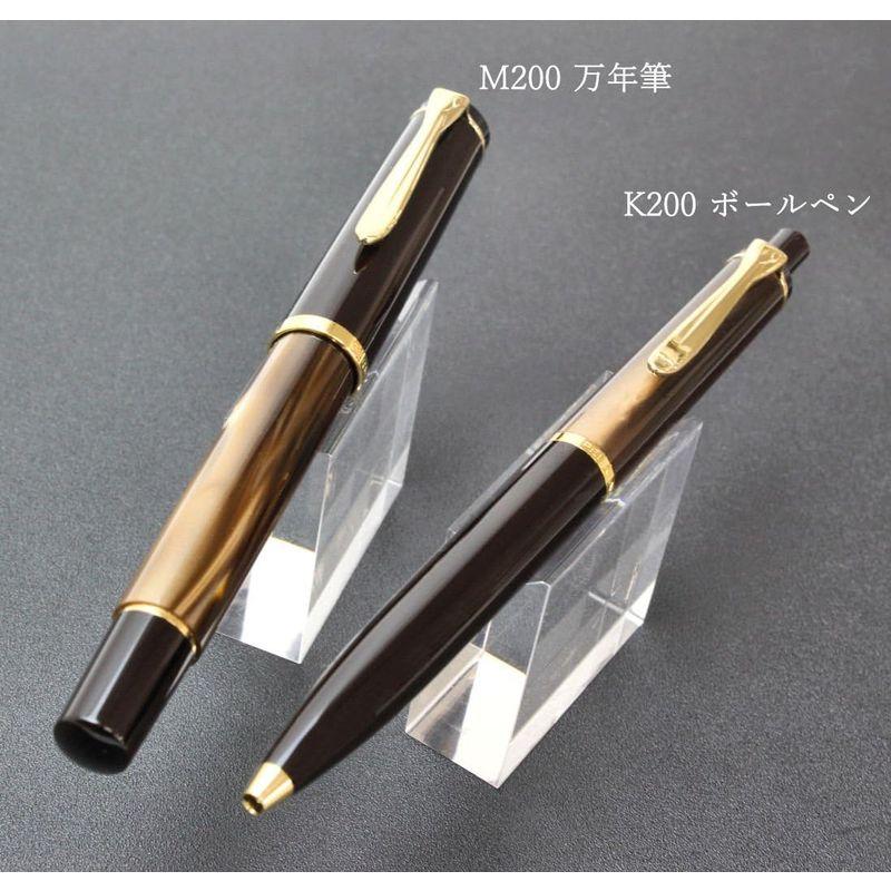 Pelikan ペリカン 万年筆 M 中字 マーブルブラウン クラシック M200 吸入式 正規輸入品