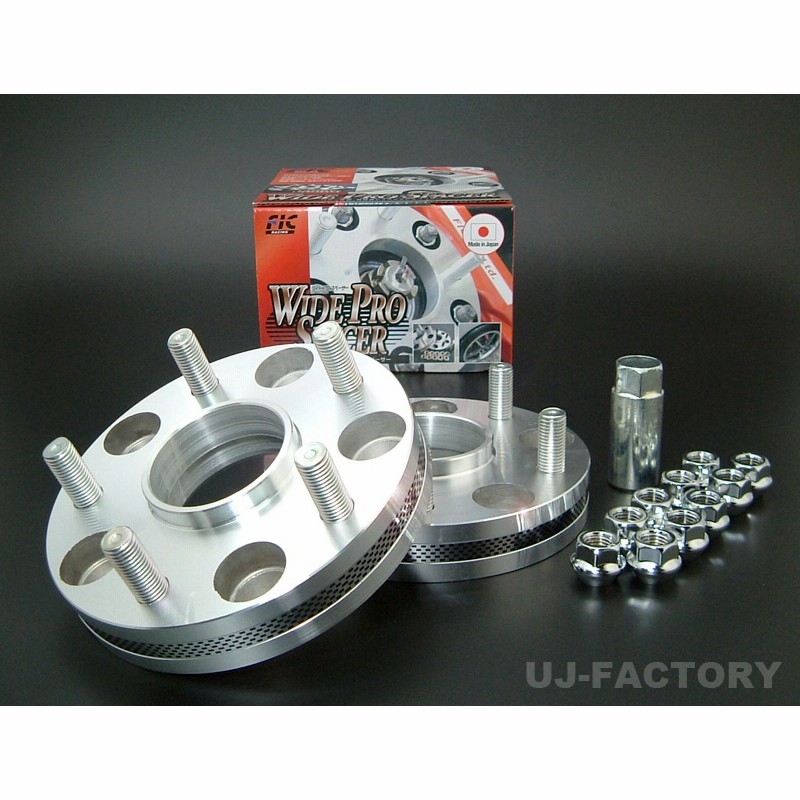 FIC ワイドプロスペーサー ハブ一体型 《25mm PCD：114.3-5H P1.5 ハブ