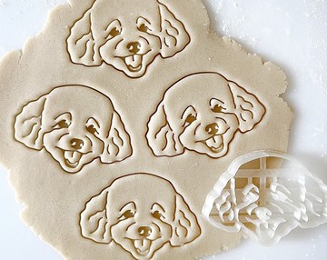 貴賓犬迷你塗鴉餅乾模具