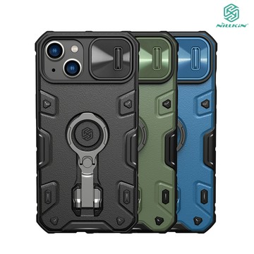 NILLKIN Apple iPhone 14 黑犀 Pro 磁吸保護殼(墨綠)