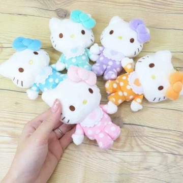 SANRIO HELLO KITTY 百變裝扮 嬰兒BABY服系列 吊飾 珠鏈 絨毛玩具 凱蒂貓 三麗鷗