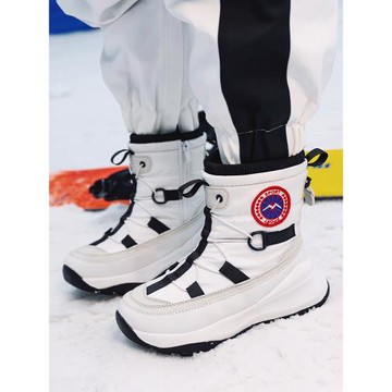 雪靴新款情侶雪地靴女冬季東北棉鞋防水防滑保暖女款加厚男鞋子