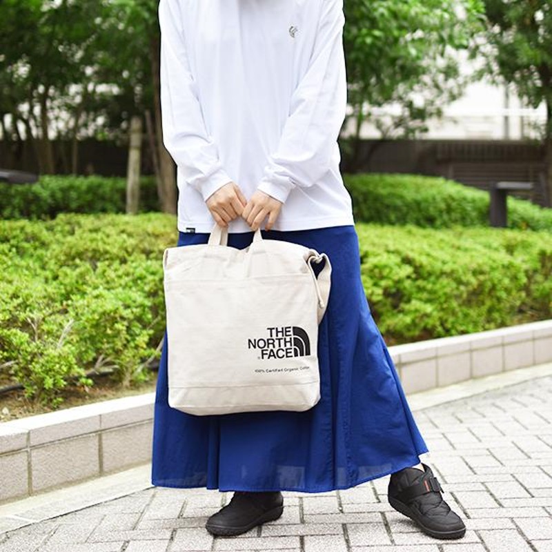 注目ブランドのギフト THE NORTH FACE ザ ノースフェイス オーガニックコットントート Organic Cotton Tote  NM82260 MB