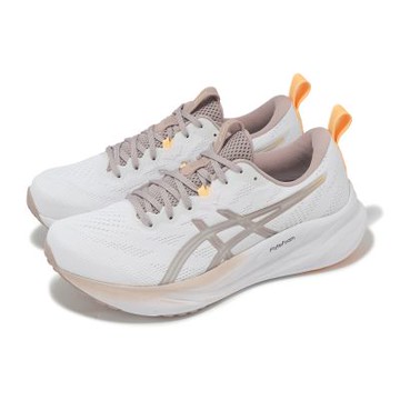 Asics 慢跑鞋 GEL-Pulse 16 女鞋 白 米 緩衝 透氣 運動鞋 亞瑟士 1012B755101