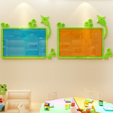 創意公告欄3d立體墻貼幼兒園早教班背景墻裝飾貼紙主題展示板貼紙