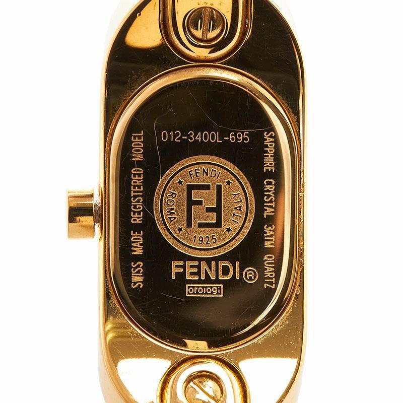 フェンディ 腕時計 3400L ゴールド文字盤 レザー ステンレススチール フェンディ 腕時計 3400L ゴールド文字盤 レザー ステンレススチール
