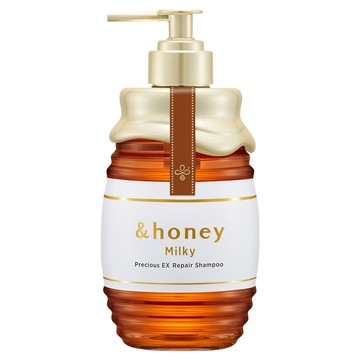 &honey milky 蜂蜜頂級滋潤修復洗髮精 500ml 深層滋養 修復受損髮質 蜂蜜香氣  1瓶