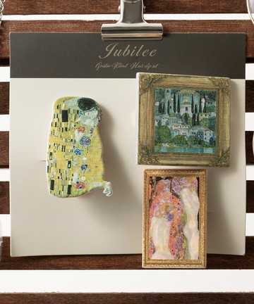 髮夾三件組 動物 狗 貓 鳥 藝術 設計 克林姆/12