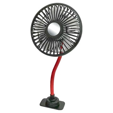 SiNYi 新翊 USB兩用軟管清涼風扇 可彎曲矽膠軟管 360度調整 三段風速  黑色