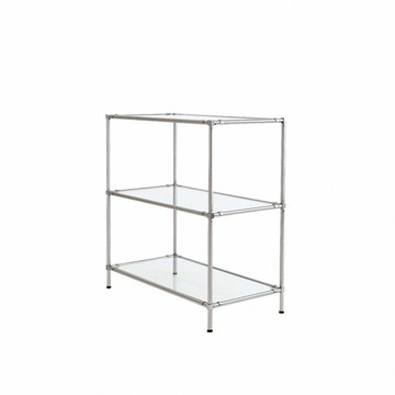 居然 時光 玻璃三層架 完美主義【Y0366】