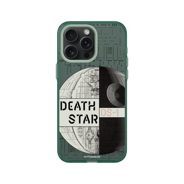 iPhone 15 Pro Max Clear 憂墨綠 - 迪士尼-星際大戰 Star Wars - 星際大戰 – 死星結構圖