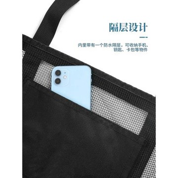 沙灘游泳包兒童玩具大容量收納戶外海邊沙灘袋購物袋手提包整理袋