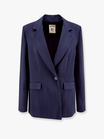 Viscose blazer with striped motif - SEMICOUTURE - gender_Woman