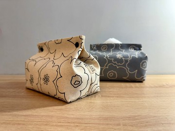 【現貨】花綴輪廓之詩 面紙盒收納套 2色