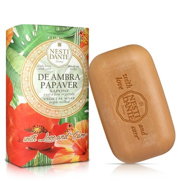 【Nesti Dante 義大利手工皂】自然花萃系列-N° 9紅罌粟皂250g (原廠公司貨)