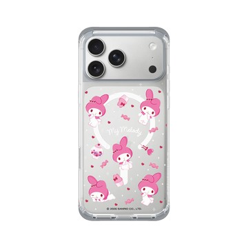 iPhone 17 Pro Max ClearX (MagSafe 兼容) 霜透灰 - 三麗鷗-美樂蒂 My Melody - 美樂蒂表情包