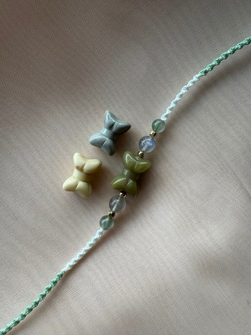 This is Neroli-阿拉善蝴蝶結設計手鍊
