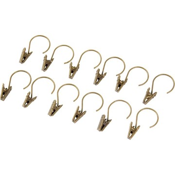 【DECO HOME商品】伸縮桿夾勾 12入 NT GO 12PCS(DH) NITORI宜得利家居