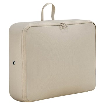 抗皺旅行衣物收納壓縮袋 米白色  3個  1組  40 x 30 x 18cm