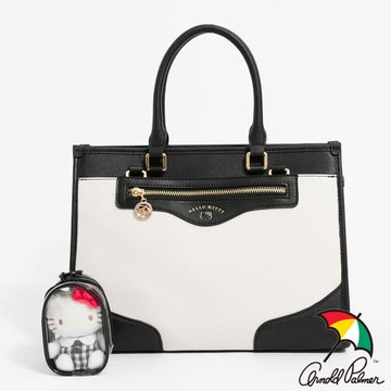 Hello Kitty - Arnold Palmer - 托特包  Monochrome Play系列 - 黑色