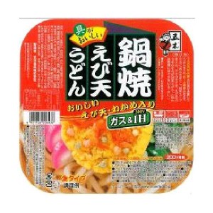 送料無料！五木食品 鍋焼えび天うどん 220g×12個