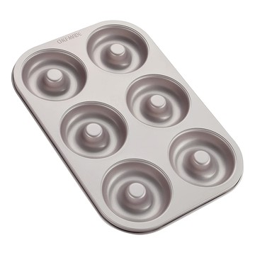 Chefmade學廚 6連甜甜圈蛋糕模  不粘  31.7 x 21.5 x 2.1cm  1個