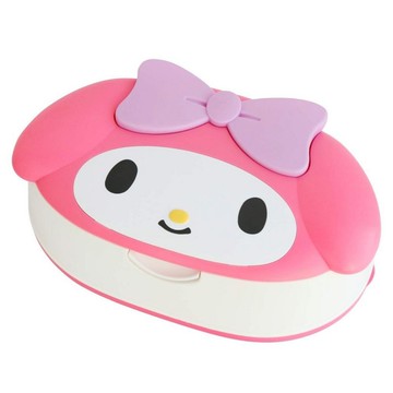 【震撼精品百貨】My Melody_美樂蒂~美樂蒂 MY MELODY 頭型盒裝濕紙巾(80枚) 日本製 #48231