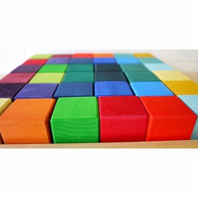 グリムス　積み木 楽天市場】グリムス にじのキューブ 大 100pcs 正規輸入品
