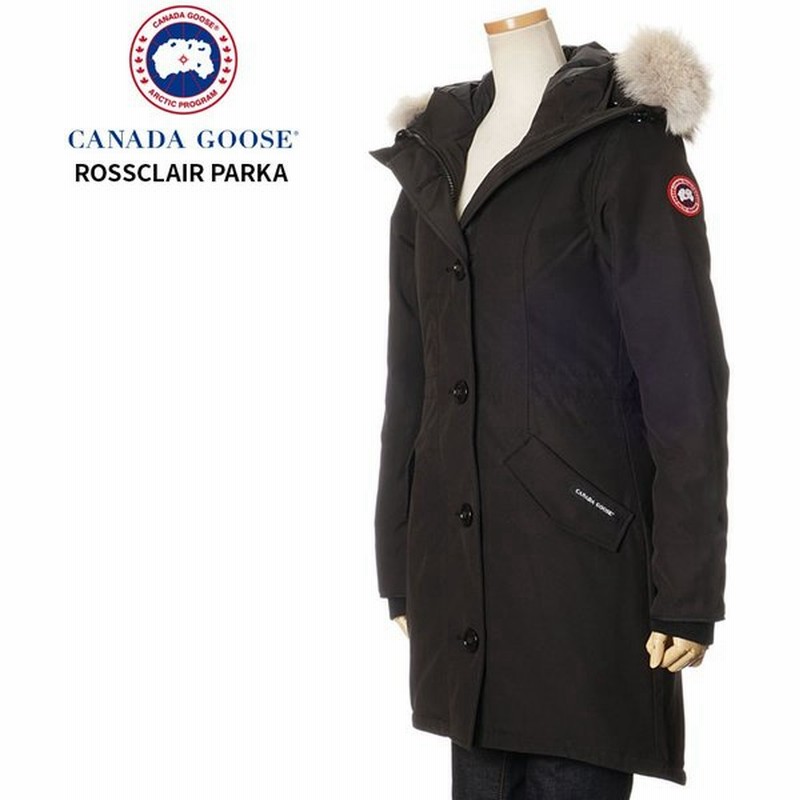 セール 2xsサイズのみ カナダグース レディース Canada Goose ダウンジャケット コート ブラック ロスクレアパーカ 2580l Rossclair Parka 通販 Lineポイント最大0 5 Get Lineショッピング