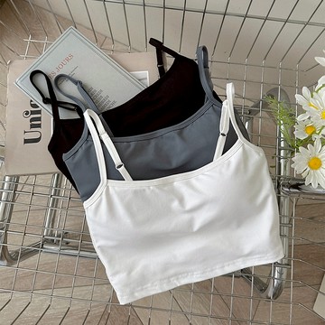 【HARPER】品牌自訂透氣可拆短版bra top | 現貨 bra top 罩杯 背心 小可愛【UWE94243H】