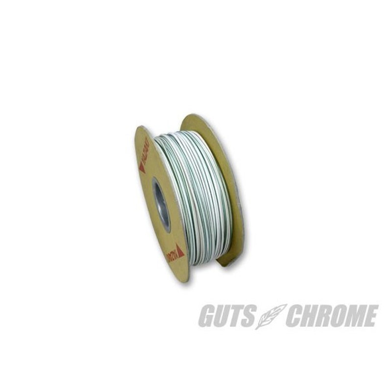 GUTS CHROME GUTS CHROME:ガッツクローム YAZAKI製 配線 白/緑 0.85sq 1m売り 通販  LINEポイント最大1.0%GET | LINEショッピング