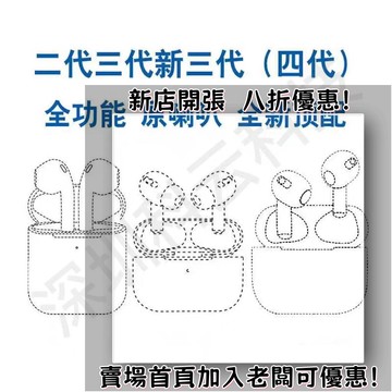 耳機 隨身耳機 運動耳機 睡眠耳機 聽歌神器適用Apple蘋果華強北耳機TWS二三新四代降噪ANC洛達1562a