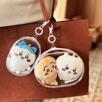 台灣現貨💡吉伊卡哇遛娃包 棉花娃娃展示包 小Q包 痛包 曬娃包 指娃包 Pvc透明包 外出包 透明收納袋 收納包