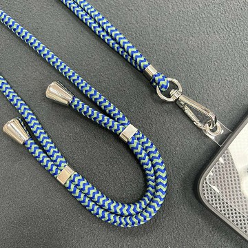 手機夾片掛繩 夾片 手機掛繩 吊繩 手機繩 頸掛 防丟繩 斜背 可調節 編織掛繩 背帶 掛脖繩【DD360】123便利屋