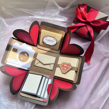 客製化手工禮物盒|生日禮物|情人節禮物|可可色