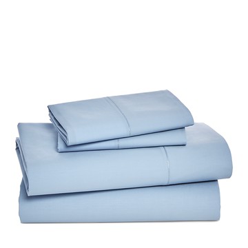 Sky Percale Twin Sheet Set